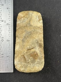 Chipped Celt Indian Artifact Arrowhead