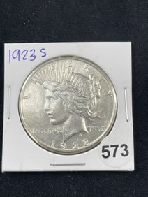 1923 S Peace Silver Dollar Coin