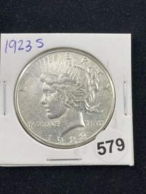 1923 S Peace Silver Dollar Coin