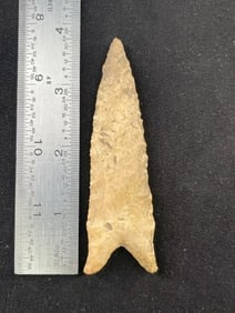 3 & 3/4" Dalton from Arkansas Indian Artifact Arrowhead