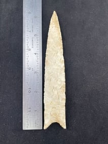 6 & 1/4" Sloan Dalton from Arkansas Indian Artifact Arrowhead