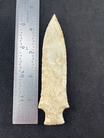 4 & 5/8" Etley from Missouri Indian Artifact Arrowhead