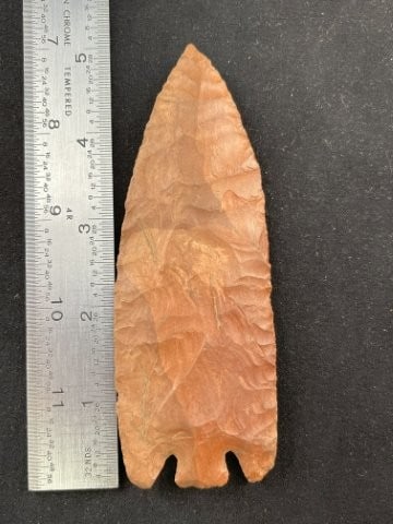 5" Basetang Indian Artifact Arrowhead (1 of 3)