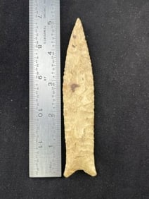5" Dalton Indian Artifact Arrowhead