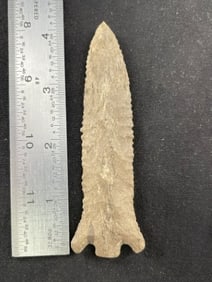 4 & 1/4" Etley Indian Artifact Arrowhead