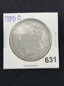 1885 O Morgan Silver Dollar Coin