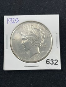 1925 Peace Silver Dollar Coin