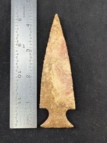 4 & 1/2" Apple Creek Indian Artifact Arrowhead