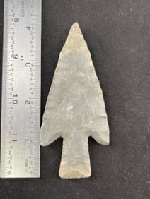 4 & 1/8" Buck Creek Indian Artifact Arrowhead