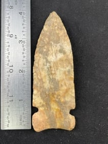 4" Graham Cave Indian Artifact Arrowhead
