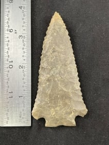 3 & 3/4" Decatur Indian Artifact Arrowhead