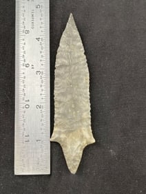 4 & 3/4" Texas Point Indian Artifact Arrowhead