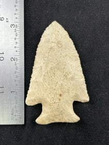 3 & 1/8" Hardin Indian Artifact Arrowhead