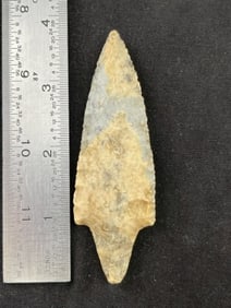 3 & 7/8" Adena Indian Artifact Arrowhead