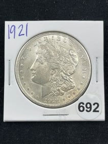 1921 Morgan Silver Dollar Coin