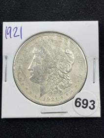 1921 Morgan Silver Dollar Coin