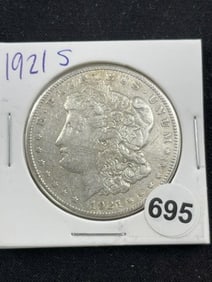1921 S Morgan Silver Dollar Coin