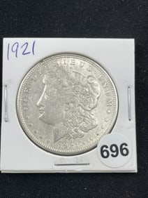 1921 Morgan Silver Dollar Coin