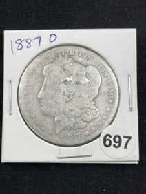 1887 O Morgan Silver Dollar Coin