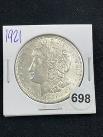 1921 Morgan Silver Dollar Coin