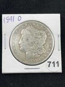 1891 O Morgan Silver Dollar Coin