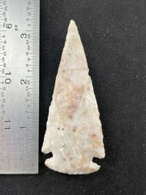 Side Notch Indian Artifact Arrowhead