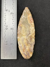 Agate Basin Indian Artifact Arrowhead
