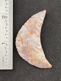 Crescent Knife Indian Artifact Arrowhead