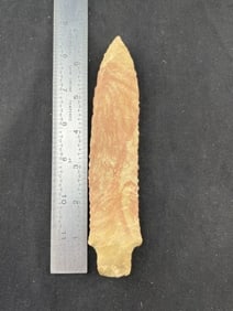 6 & 7/8" Etley Indian Artifact Arrowhead