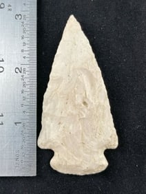Side Notch Indian Artifact Arrowhead