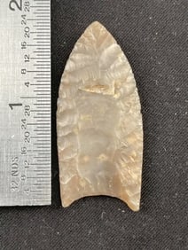 Folsom from Texas Indian Artifact Arrowhead