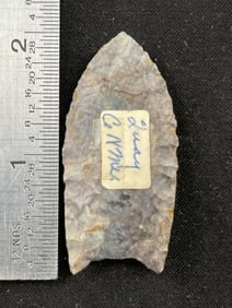 Folsom from New Mexico Indian Artifact Arrowhead