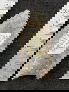 Folsom from New Mexico Indian Artifact Arrowhead: KEY WORDS: INDIAN ARTIFACT ARTIFACTS ARROWHEAD ARROWHEADS NATIVE AMERICAN MISSISSIPPIAN QUAPAW CADDO POTTERY COINS MORGAN DOLLAR PEACE DOLLAR SILVER COINS Arkansas. Now taking in consignments for pre-