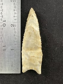 Dalton Indian Artifact Arrowhead