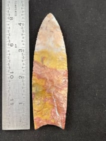 4 & 3/8" Clovis Indian Artifact Arrowhead