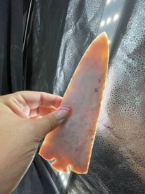 8 & 1/4" Ross Blade Alabama Costal Chert Indian Artifact Arrowhead