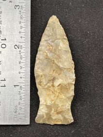 Side Notch Indian Artifact Arrowhead