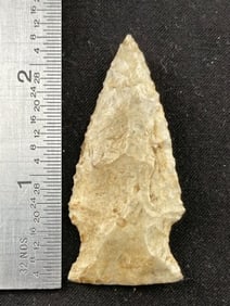 Side Notch Indian Artifact Arrowhead