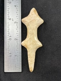 Lizzard Polished Effigy Indian Artifact Arrowhead