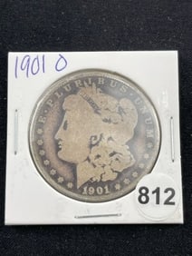 1901 O Morgan Silver Dollar Coin