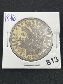 1896 Morgan Silver Dollar Coin