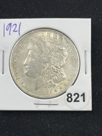 1921 Morgan Silver Dollar Coin