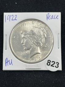 1922 Peace Silver Dollar Coin