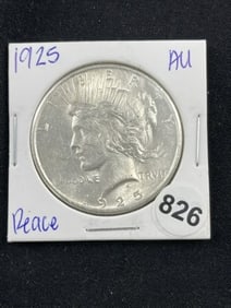 1925 Peace Silver Dollar Coin