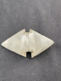 Slate Bannerstone Indian Artifact Arrowhead
