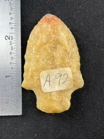Coastal Alabama Point Indian Artifact Arrowhead