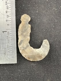 Flint Hook Indian Artifact Arrowhead