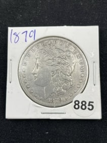1879 Morgan Silver Dollar Coin