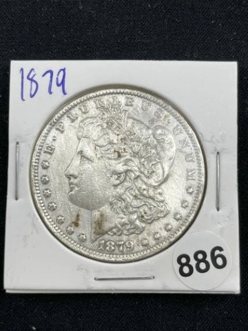1879 Morgan Silver Dollar Coin (1 of 2)