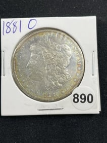 1881 O Morgan Silver Dollar Coin